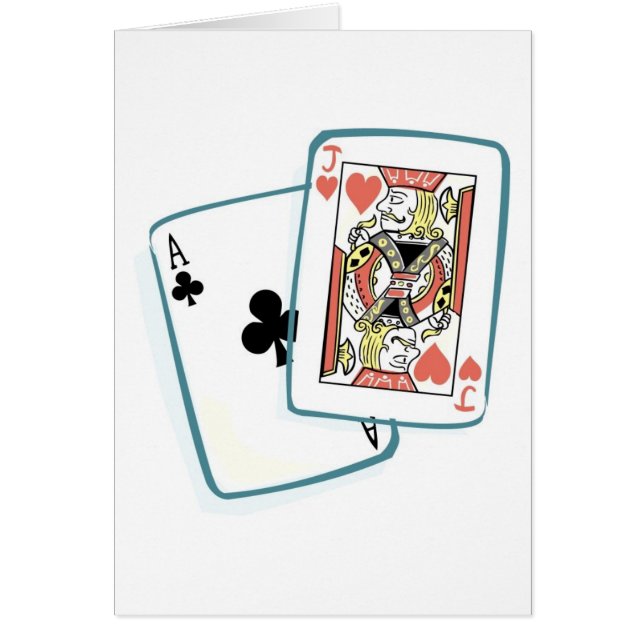 Ace en Jack Poker Cards (Voorkant)
