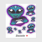Ace en Proud Alien-Stickers Sticker (Vel)