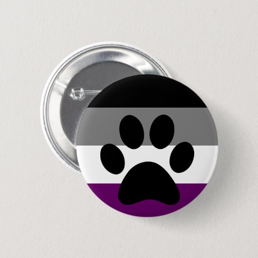 Ace furry ronde button 5,7 cm (Voorkant /achterkant)