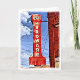 ACE Hardware Sign Wenskaart Bedankkaart