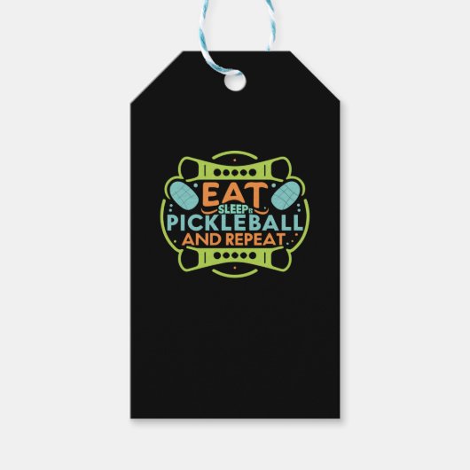 Ace het Hof met Pickleball Cadeaulabel (Voorkant)