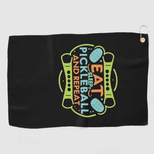 Ace het Hof met Pickleball Golfhanddoek (Horizontaal)