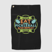 Ace het Hof met Pickleball Golfhanddoek (Voorkant)