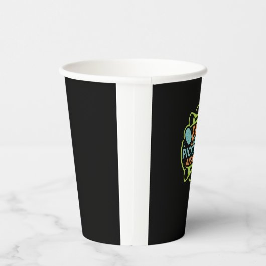 Ace het Hof met Pickleball Papieren Bekers (Rechts)