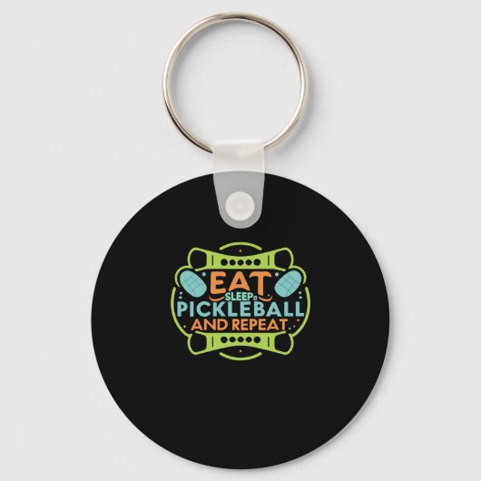 Ace het Hof met Pickleball Sleutelhanger (Voorkant)