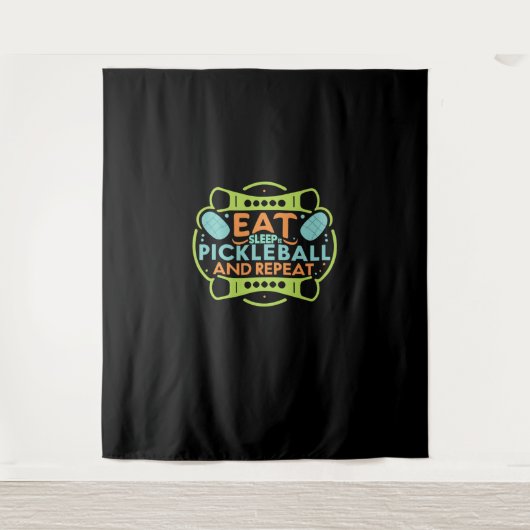 Ace het Hof met Pickleball Wandkleed (Voorkant)