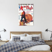 Ace High Magazine Hoesje 2 Canvas Afdruk (Insitu (Slaapkamer))