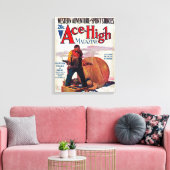 Ace High Magazine Hoesje 2 Canvas Afdruk (Insitu (Woonkamer))
