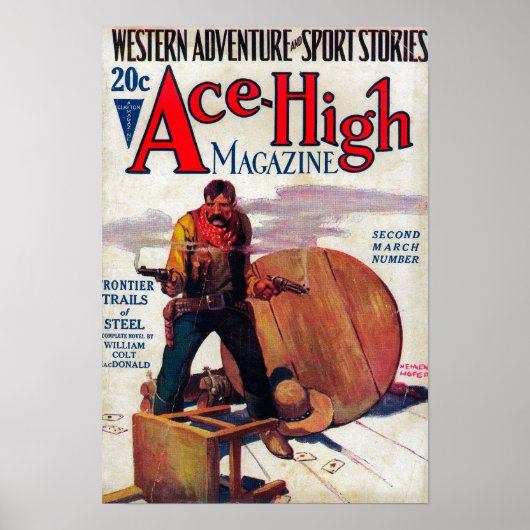 Ace High Magazine Hoesje 2 Poster (Voorkant)