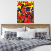 Ace High Magazine Hoesje 3 Canvas Afdruk (Insitu (Slaapkamer))