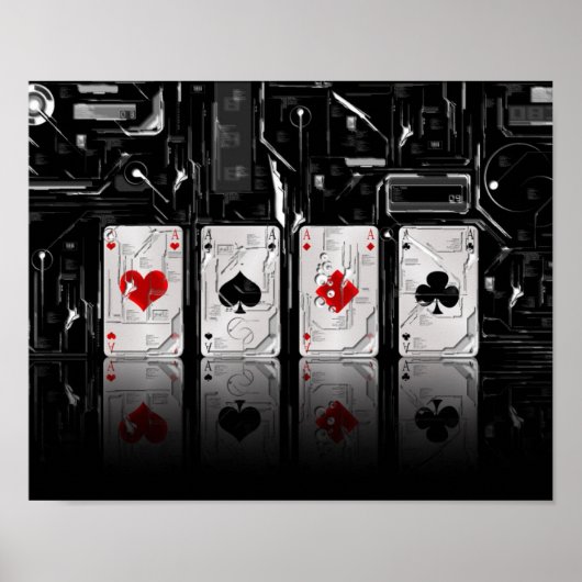 "Ace in Hand"-posters Poster (Voorkant)