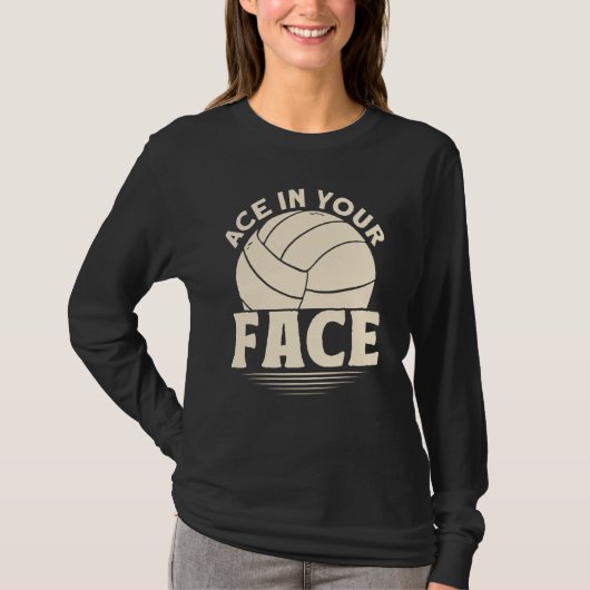 Ace in je facevolleybal t-shirt (Voorkant)