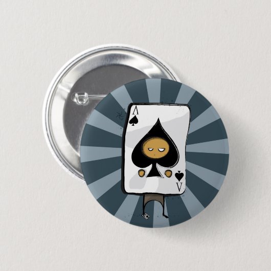Ace in Las Vegas Button (Voorkant /achterkant)