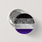 Ace in Space - Ace Pride Flag/Asexual/Space Ronde Button 3,2 Cm (Voorkant /achterkant)