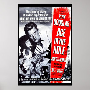 Ace in the Hole 1951 Film POSTER AFDRUK A5-A1 50er