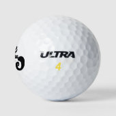 Ace in the Hole Grappig Eenvoudig  Retro Golfballen (Logo)