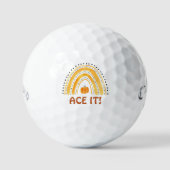"ACE IT!" Gepersonaliseerd golfbal Golfballen (Voorkant)