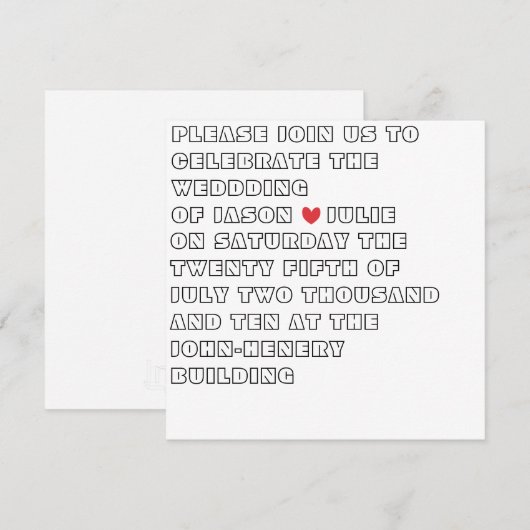 Ace Kaart (Voorkant / Achterkant)