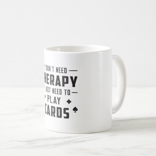 Ace Kaart Spelen Dag Kaarten Poker Casino Game Gif Koffiemok (Voorkant rechts)