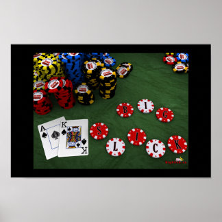 Ace King Geschikt - Big Slick Poster