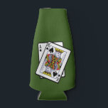 Ace & King of Spades 21st Birthday Flesjeskoeler<br><div class="desc">Perfect ontwerp voor een 21e verjaardag idee ook voor een pontoton liefhebbende poker- en casino-gokfan Deze leuke Mijlpaal-verjaardagsdesign zijn perfect voor een vriendin- of dochter of zelfs voor jezelf.</div>