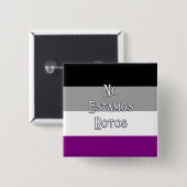 Ace No Estamos... Vierkante Button 5,1 Cm (Voorkant /achterkant)