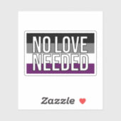 Ace No Love Benodigde Vlag Sticker (Vel)