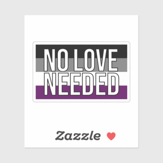 Ace No Love Benodigde Vlag Sticker (Vel)