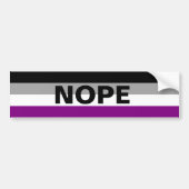 Ace "NOPE" Bumpersticker (Voorkant)