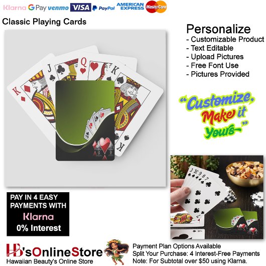 Ace of All Trades Speelkaarten Groene Achtergrond