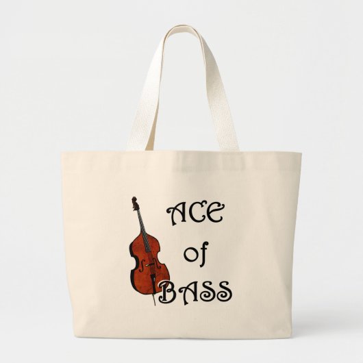 Ace of Bass Grote Tote Bag (Voorkant)
