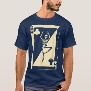 Ace of Clubs Poker Kaart Poker Player T-shirt