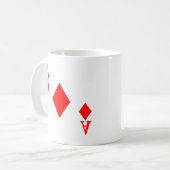 Ace of Diamonds Koffiemok (Voorkant links)