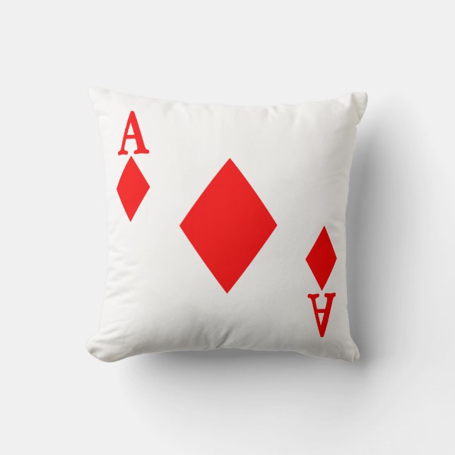 Ace of Diamonds Kussen (Voorkant)