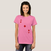 Ace of Diamonds Pixelated Diamonds T-shirt (Voorkant volledig)