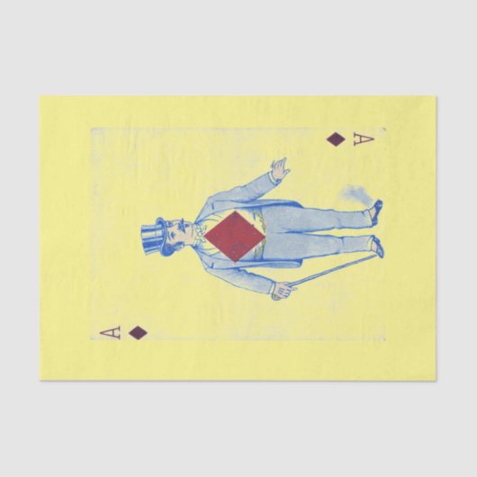  Ace of Diamonds Tissue Paper Tissuepapier (Voorkant)