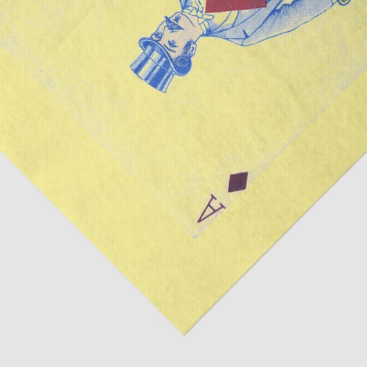 Ace of Diamonds Tissue Paper Tissuepapier (Detail)