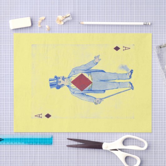 Ace of Diamonds Tissue Paper Tissuepapier (Craft)