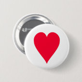 Ace of Hearts Button (Voorkant /achterkant)