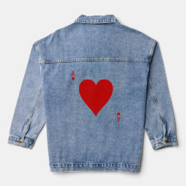 Ace of Hearts Grote Liefde Denim Jacket