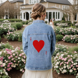 Ace of Hearts Grote Liefde Denim Jacket