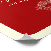 Ace of Hearts Love You Meer Romantisch Spelen Kaar Poster (Hoek)