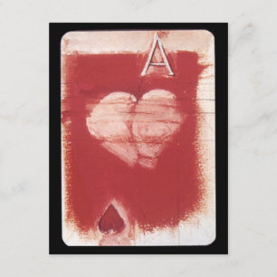 Ace of Hearts play Card Game Party Invitation Kaart