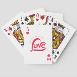 Ace of Hearts Valentijnsdag Pokerkaarten