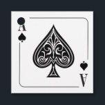 Ace of Schoppen Spelen Kaart, Poker, Casino Nacht Bedankjes Labels<br><div class="desc">Eindig een nacht van poker recht met deze gunst gemaakt als een aas van schoppen kaart. Het omgekeerde heeft een rand die lijkt op de achterkant van een standaard speelkaart met ruimte voor je eigen boodschap. Gebruik als bedankje op gunsten voor pokeravond, een casino-nachtbash, verjaardagsfeestje, vrijgezellenfeest (hert) of fondsenwervingsevenement. Verkrijgbaar...</div>