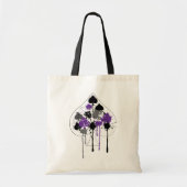Ace of Spades Aromantic Asexual Pride Tote Bag (Voorkant)
