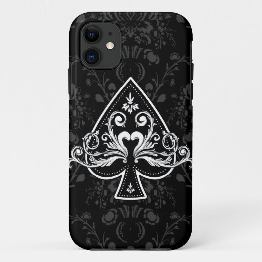 Ace of Spades Black iPhone5 hoesje (Achterkant)
