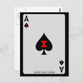 Ace of Spades Briefkaart (Voorkant / Achterkant)
