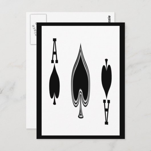 Ace of Spades Briefkaart (Voorkant / Achterkant)