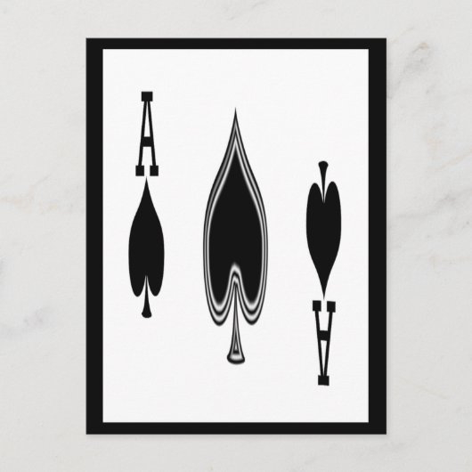 Ace of Spades Briefkaart (Voorkant)